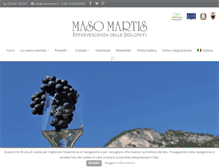 Tablet Screenshot of masomartis.it